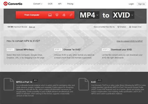 xgroovy downloader|XVID to MP4 Converter .